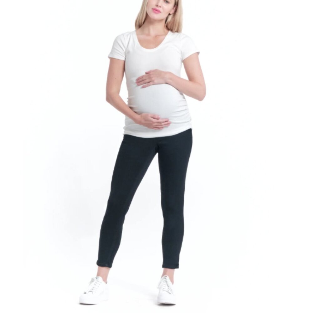 1822 Denim Women’s Maternity Skinny Stretch Maternity Black Jeans Medium NWT